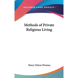 Methods of Private Religious Living - Hardcover
