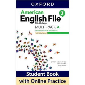 American English File Level 3 Student Book/Workbook Multi-Pack a with Online Practice - Paperback
