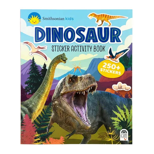 Smithsonian Kids Dinosaur Sticker Activity Book - Paperback