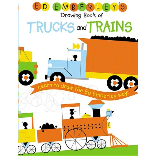 Ed Emberley's Drawing Book of Trucks and Trains - Paperback