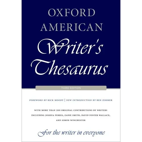 Oxford American Writer's Thesaurus - Hardcover