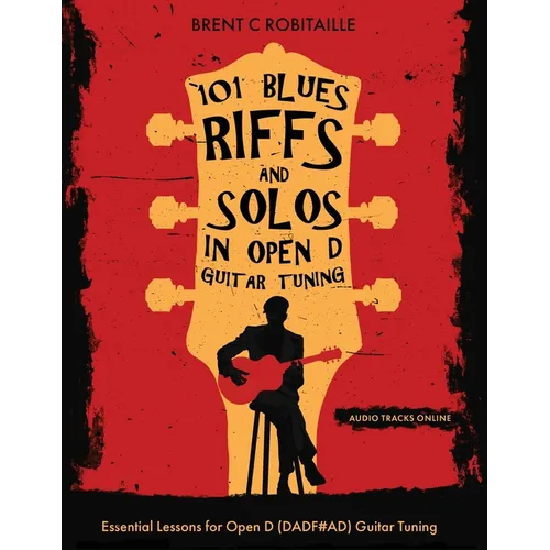 101 Blues Riffs &Solos in Open D Guitar Tuning: Essential Lessons for Open D (DADF#AD) Guitar Tuning - Paperback