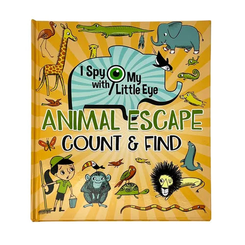 Animal Escape Count & Find (I Spy with My Little Eye) - Hardcover