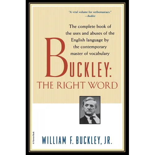 Buckley: The Right Word - Paperback