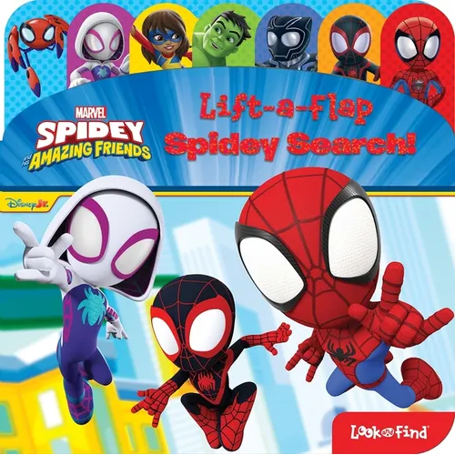 Spidey and His Amazing Friends: Spidey Search! Lift-A-Flap Look and Find - Board Book