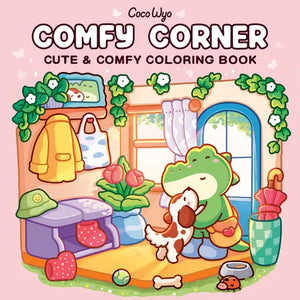 Comfy Corner: Coloring Book for Adults and Kids - Paperback