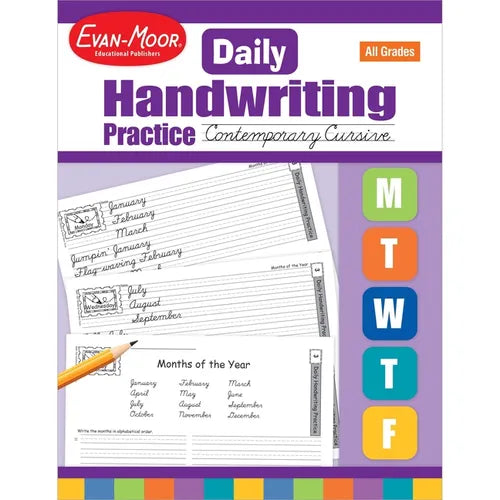 Daily Handwriting Contemporary Cursive Te - Paperback