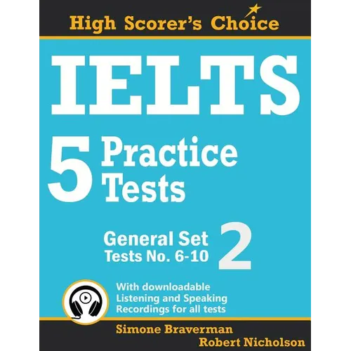 IELTS 5 Practice Tests, General Set 2: Tests No. 6-10 - Paperback