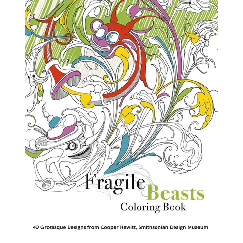 Fragile Beasts Coloring Book - Paperback