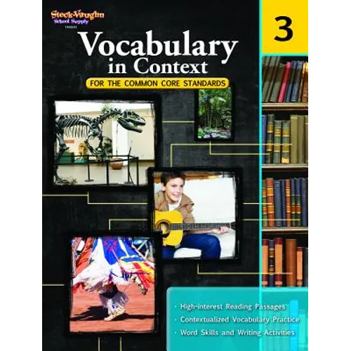 Vocabulary in Context for the Common Core Standards Reproducible Grade 3 - Paperback