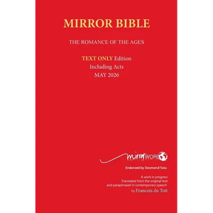 Hardback MAY 2026 Edition TEXT ONLY Mirror Bible Including complete ACTS [Without Commentary & Study notes] - Hardcover