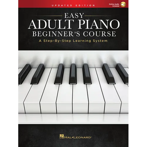 Easy Adult Piano Beginner's Course Book/Online Audio - Paperback