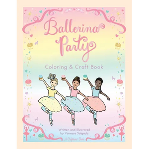 Ballerina Party Coloring & Craft Book - Paperback