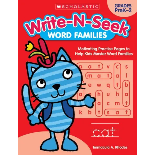 Write-N-Seek: Word Families - Paperback