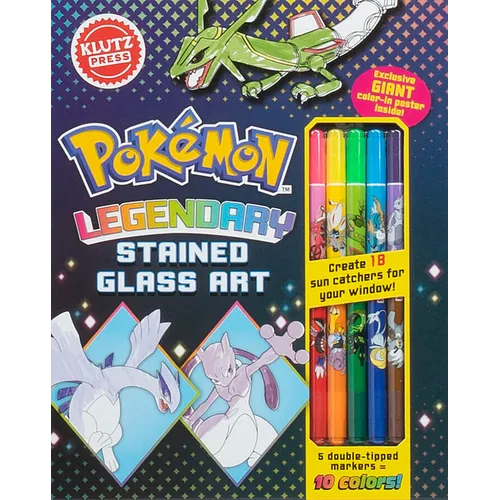 Pokémon Legendary Stained Glass - Hardcover