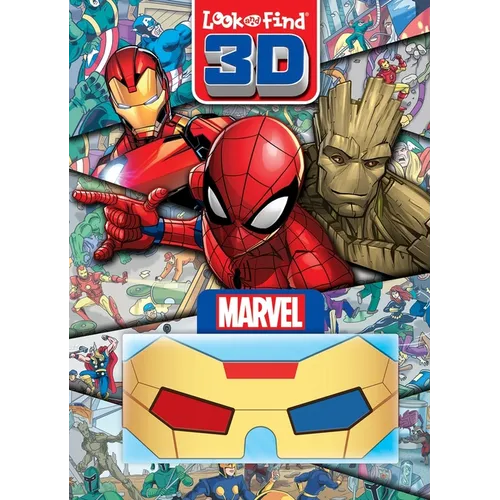 Marvel: Look and Find 3D - Hardcover