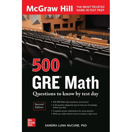 500 GRE Math Questions to Know by Test Day, Second Edition - Paperback