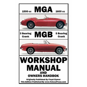 MGA & MGB Workshop Manual & Owners Handbook - Paperback