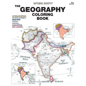 The Geography Coloring Book - Paperback