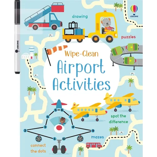 Wipe-Clean Airport Activities - Paperback