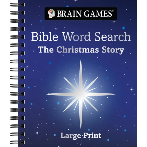 Brain Games - Bible Word Search: The Christmas Story - Large Print - Spiral