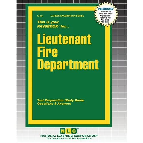 Lieutenant Fire Department - Paperback