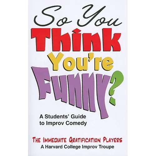 So You Think You're Funny? - Paperback