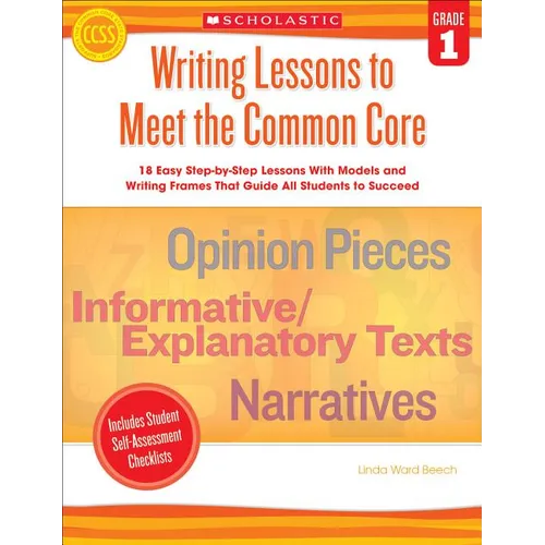 Writing Lessons to Meet the Common Core, Grade 1 - Paperback