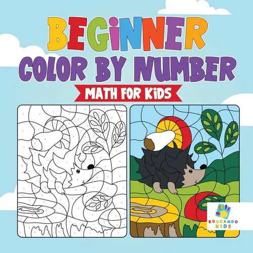 Beginner Color by Number Math for Kids - Paperback