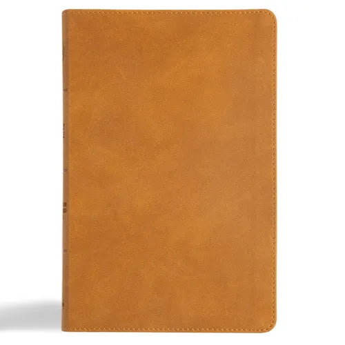CSB Thinline Bible, Digital Study Edition, Camel Suedesoft Leathertouch - Imitation Leather