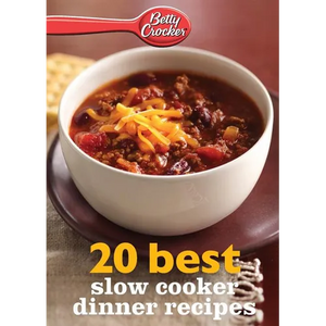 Betty Crocker 20 Best Slow Cooker Dinner Recipes - Paperback