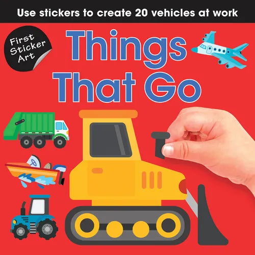 First Sticker Art: Things That Go - Paperback