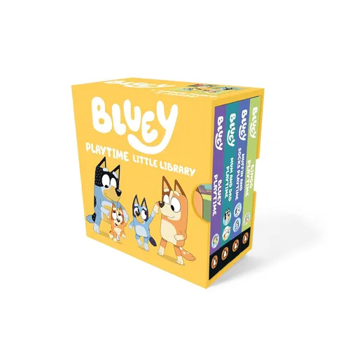 Bluey: Playtime Little Library 4-Book Box Set - Hardcover