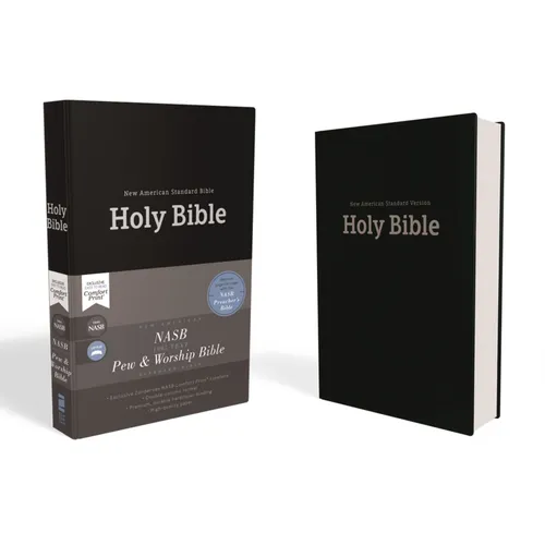 Nasb, Pew and Worship Bible, Hardcover, Black, 1995 Text, Comfort Print - Hardcover