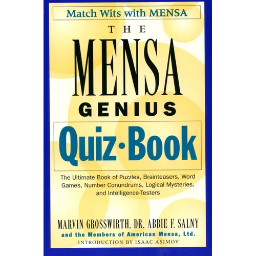 The Mensa Genius Quiz Book - Paperback