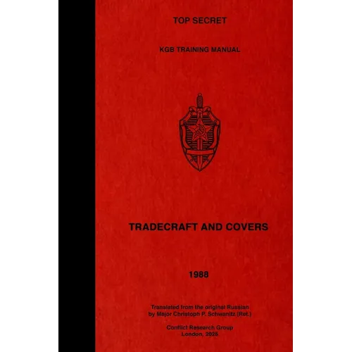 TOP SECRET KGB Training Manual - Tradecraft and Covers - Paperback