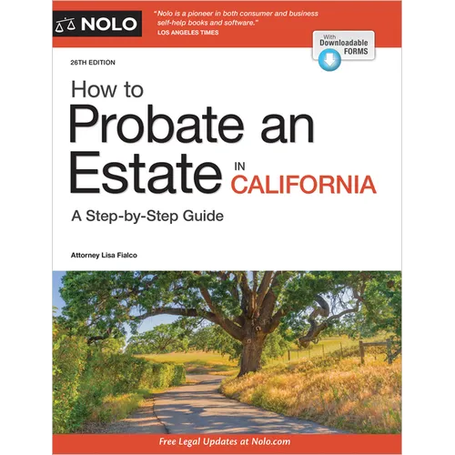 How to Probate an Estate in California - Paperback