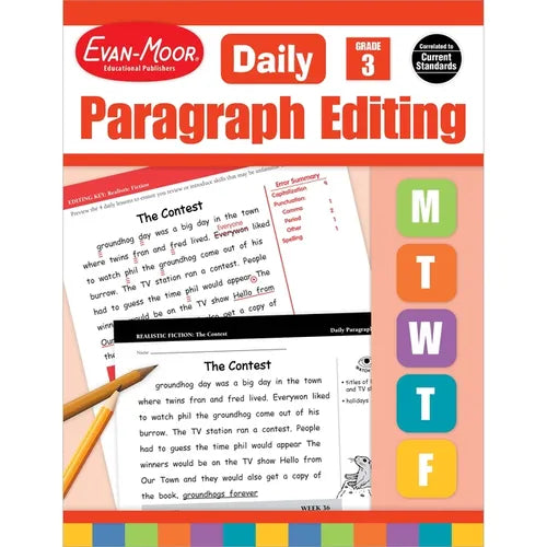 Daily Paragraph Editing Grade 3 Te - Paperback