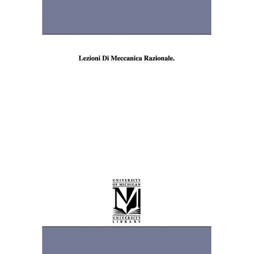 Lezioni Di Meccanica Razionale. - Paperback