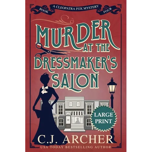 Murder at the Dressmaker's Salon: Large Print - Paperback