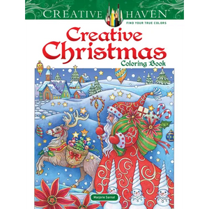 Creative Haven Creative Christmas Coloring Book - Paperback