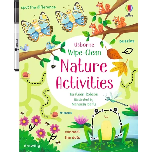 Wipe-Clean Nature Activities - Paperback