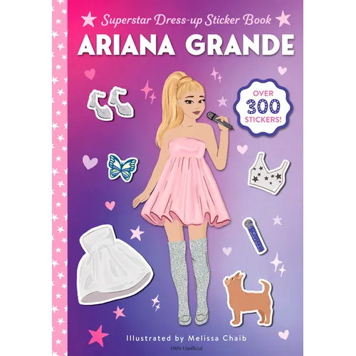 Ariana Grande Superstar Dress-Up Sticker Book: Over 300 Stickers! - Paperback