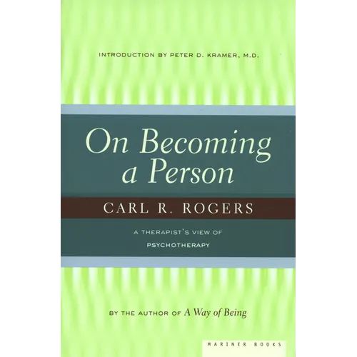 On Becoming a Person: A Therapist's View of Psychotherapy - Paperback