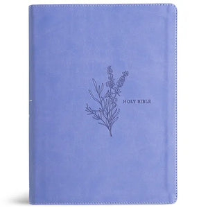 KJV Study Bible, Full-Color, Lavender Leathertouch - Imitation Leather