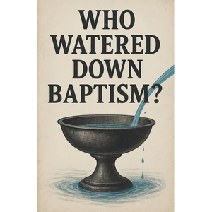 Who Watered Down Baptism? - Paperback
