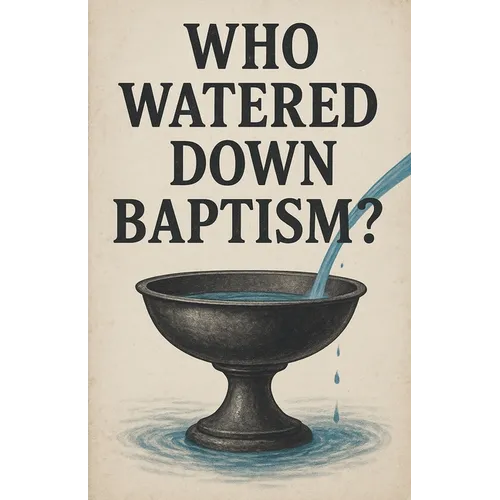Who Watered Down Baptism? - Paperback