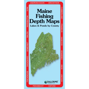 Delorme Atlas Maine Fishing Depths - Mass Market Paperbound