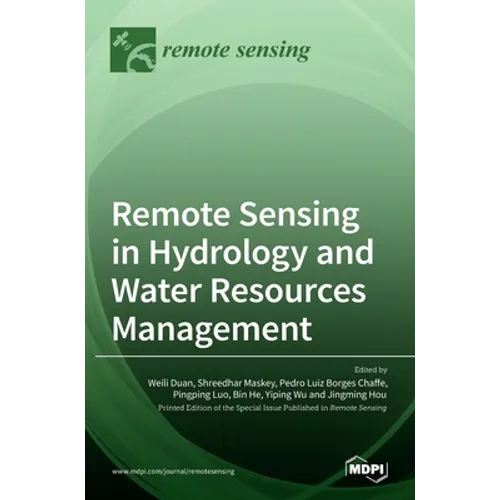 Remote Sensing in Hydrology and Water Resources Management - Hardcover