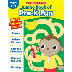 Jumbo Book of Pre-K Fun Workbook - Paperback